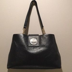 Kate Spade Black Leather Shoulder Bag